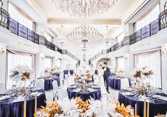 好みで選べる上質なパーティ会場。多彩な演出にも注目を！